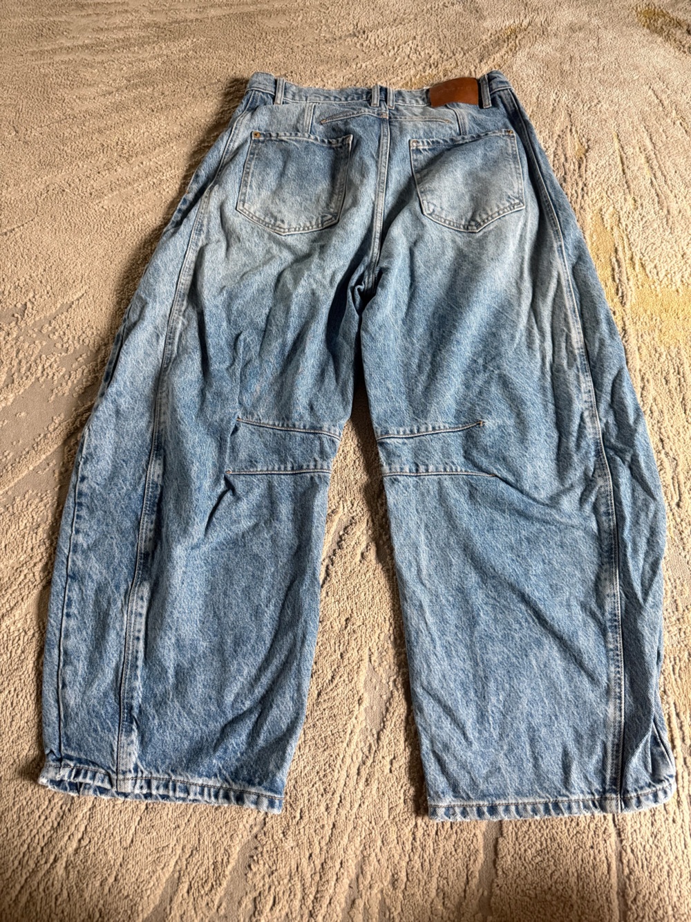 WeThe Free Good Luck Mid Rise Barrel Jeans relaxed slouchy fit 29 - Picture 3 of 15